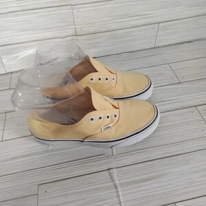 Vans yellow canvas sneakers women's size 5.5